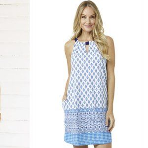 Cabana Life Seascape Sleeveless Shift Dress XL